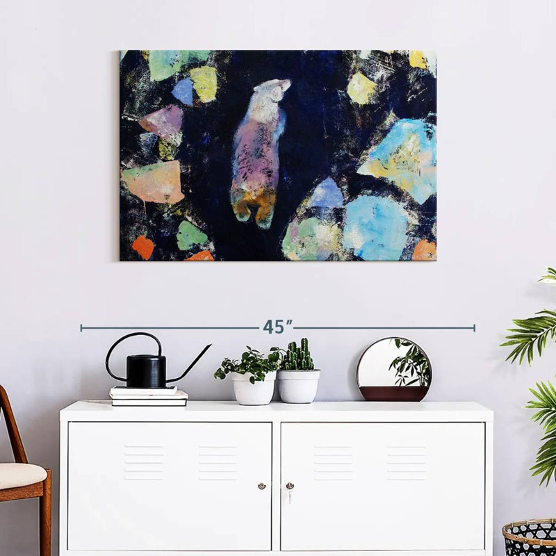 Brampt Polar Bear Journey, 24" H x 36" W
