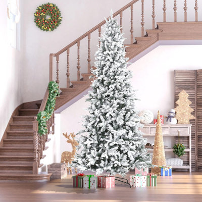 Arbre de Noël artificiel enneigé 9 pi