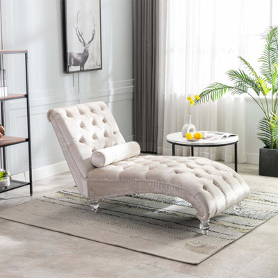 Chaise longue rembourrée Daria