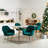 Deamon Upholstered Arm Chair (Set of 4)-247124466