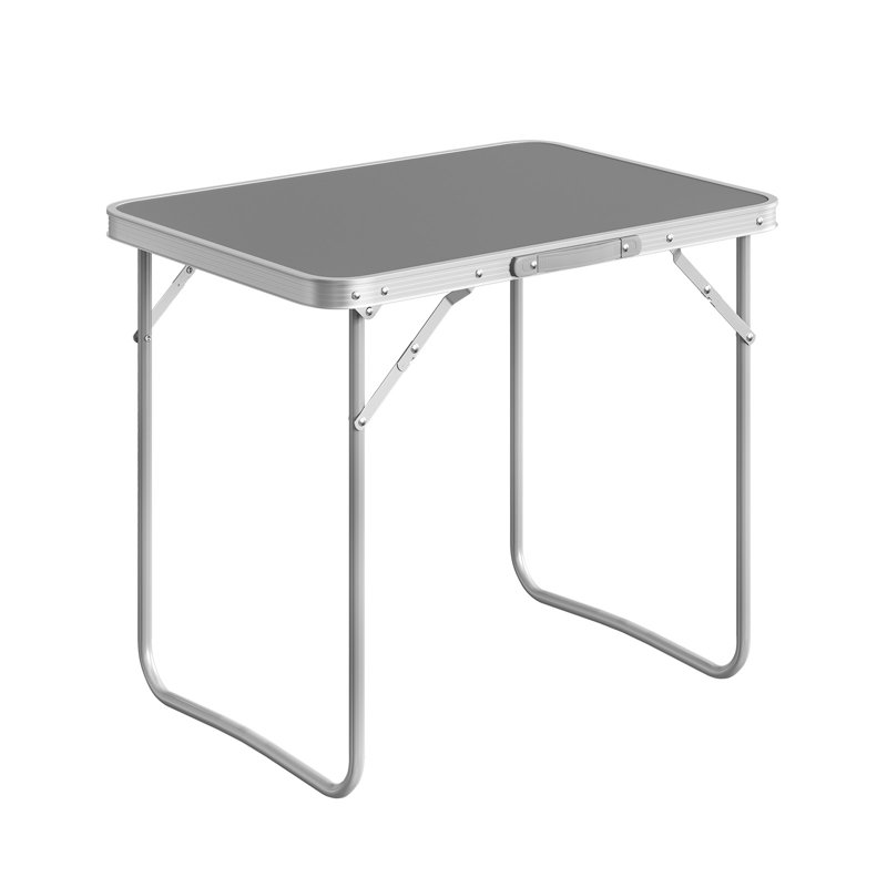 Wasilla Rectangular 70cm L Camping Table, Gray