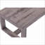Table basse contemporaine en bois rustique pour le salon, solide et durable Facile à assembler