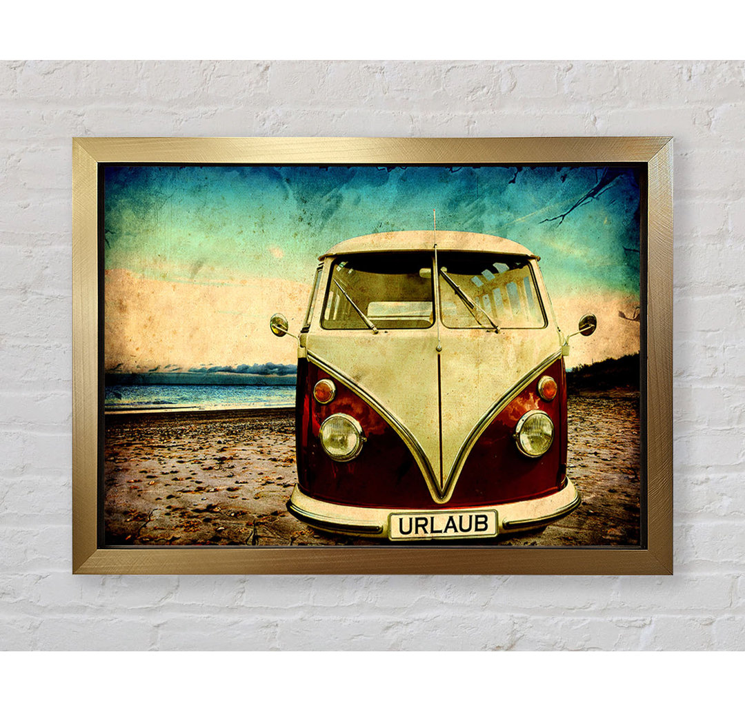 Strand VW Camper Van - Druck