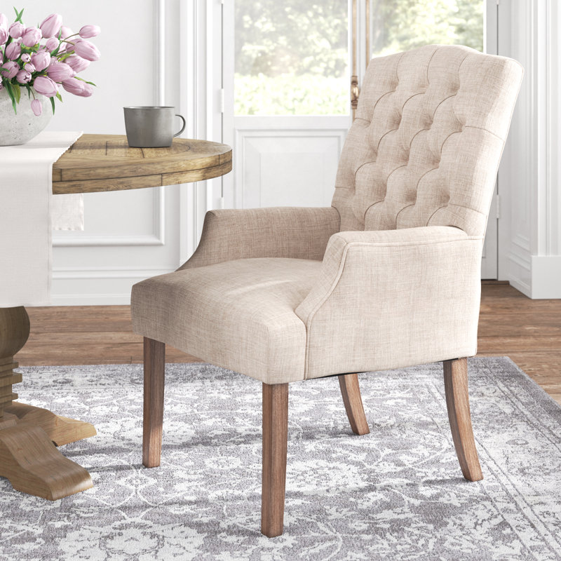 Fauteuil Kondo, Lin beige
