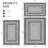 Chezare Gray Braided Reversible Indoor/Outdoor Area Rug with Rectangular Border Design-2116994521