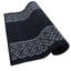 Tapis de couloir antidérapants sur mesure à motif chaîne berbère bleu foncé sur mesure-1970042054
