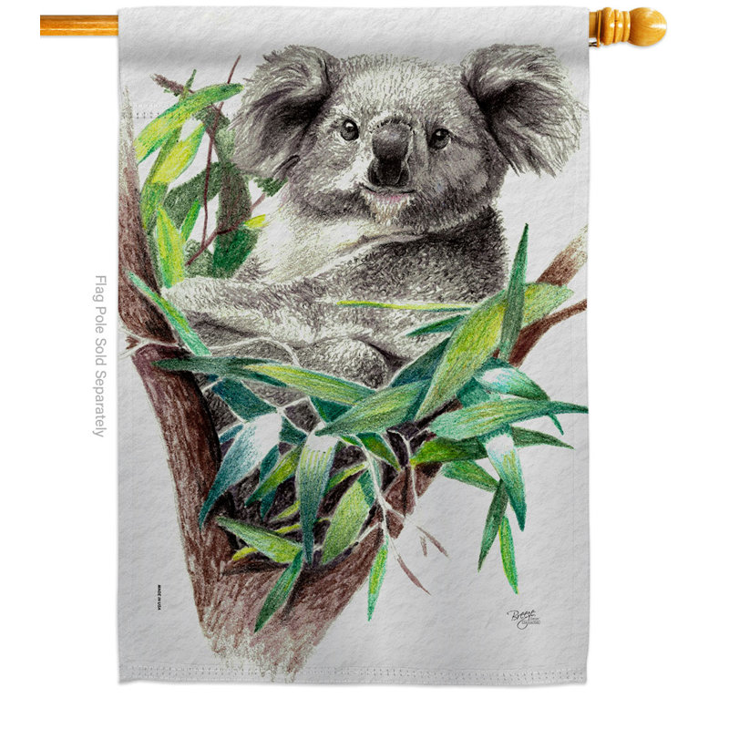 Double Sided Polyester Animal Garden flag, 40" H x 28" W