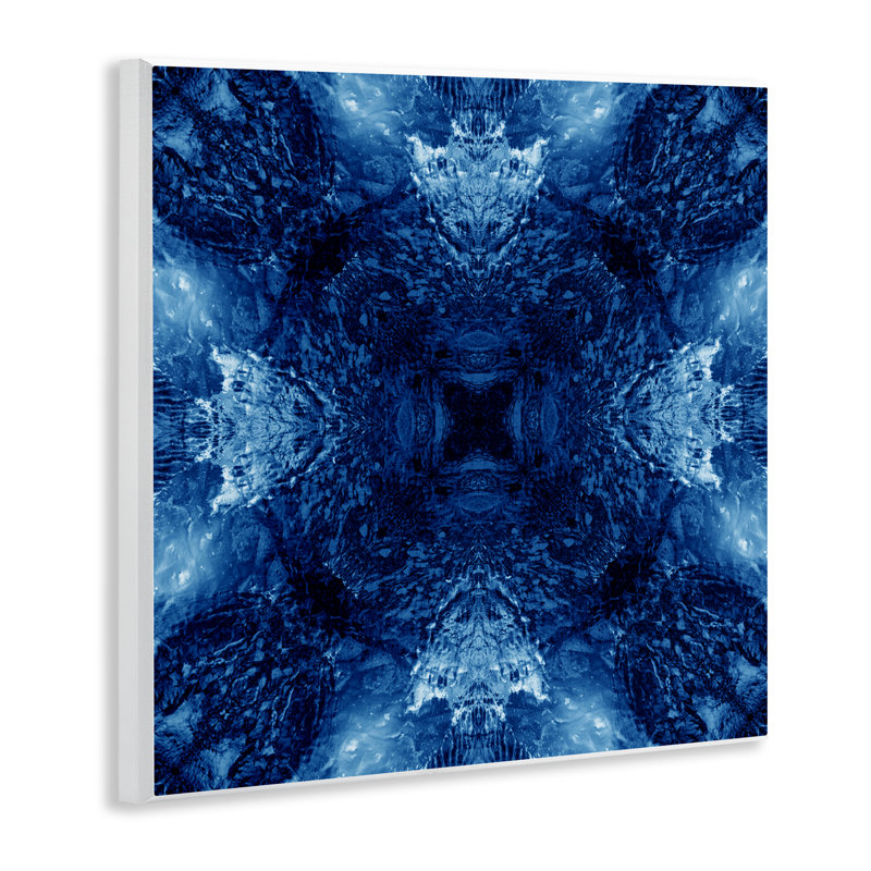 Art symétrique sur plaque Tie Dye par El Perkin