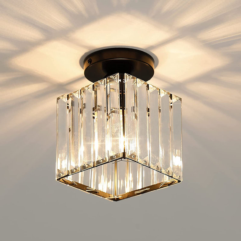 Kosuna Crystal Semi Flush Mount