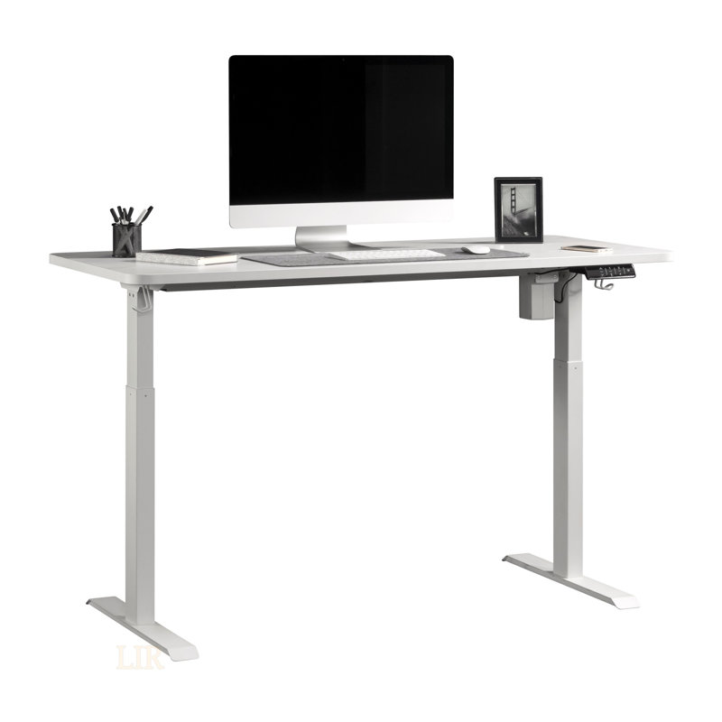Sit/Stand Desk, White Finish