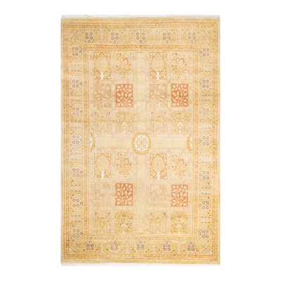 Classic One-of-a-Kind 4' 0" X 6' 2" Hand Knotted Area Rug