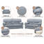 Orchard 3+2 Sofa Set Faux Leather