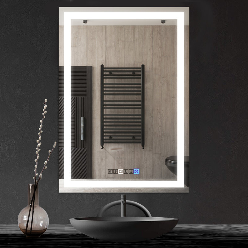 Miroir de salle de bain Andolina, 30 po x 20 po