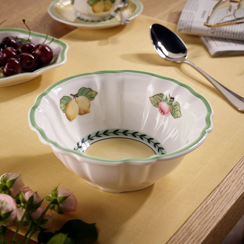 Villeroy & Boch French Garden 25.25 oz Fleurence Fluted Rice Bowl