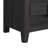 Gaelle 2-Drawer Nightstand with USB in Black