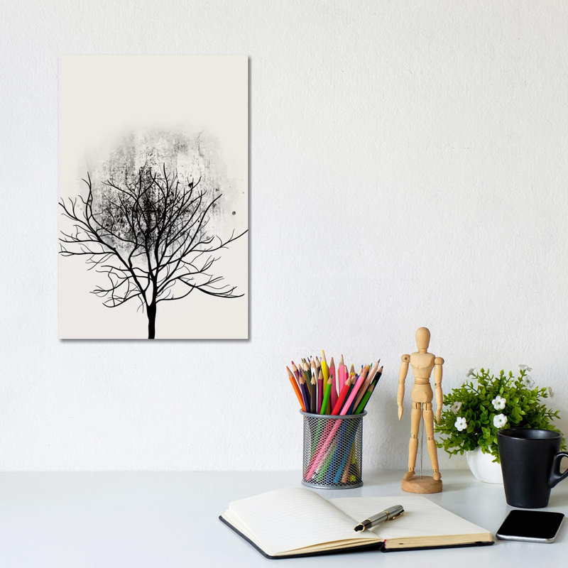 Tree Study No3 by Kubistika - Wrapped Canvas Print, 20.32 cm H x 30.48 cm W