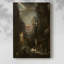 «Hercules and the Lernaean Hydra», toile tendue par Gustave Moreau-193742155
