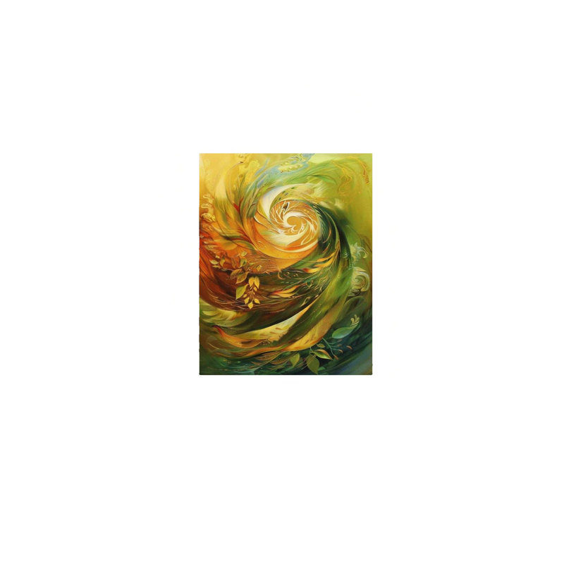 Art mural abstrait 24 "x 36"
