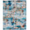 Abstract Area Rug in Blue