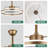24 Inch Smart Ceiling Fans With Lights And APP Control, Modern 6 Speeds LED Dimmable Fandelier Ceiling Fan For Bedroom-1149606188