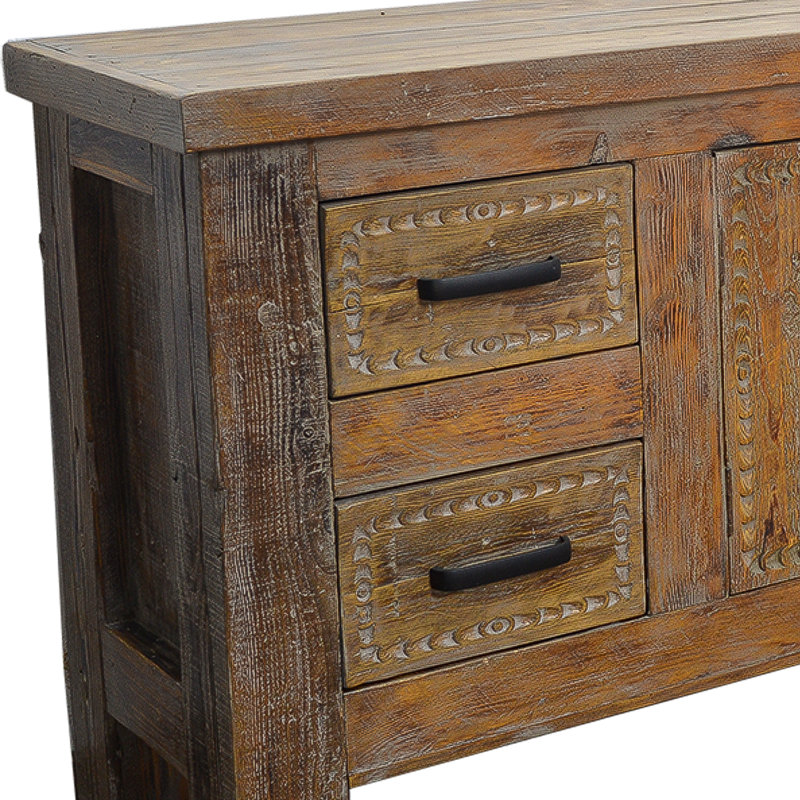 Solid Wood Hand Carved Buffet
