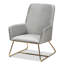 Fauteuil en polyester de 26,38 po de large Kulan-1918221311