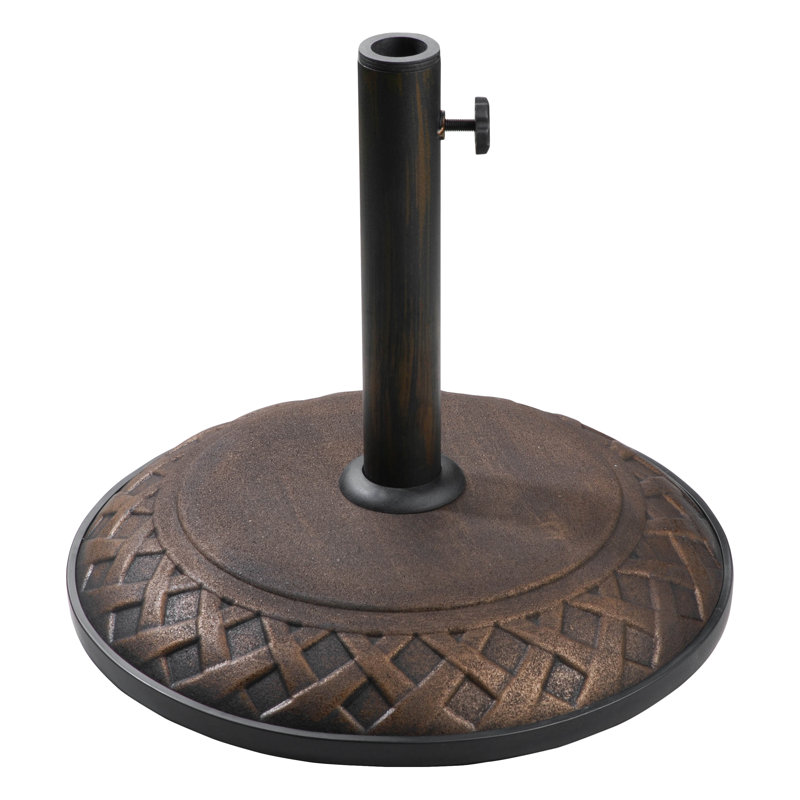Porte-parapluies autoportant en plastique Patson, Bronze