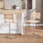 Crumley Natural Rattan 24.3" Counter Stool with Cane Rattan Back and Metal Frame-957660059-957660052