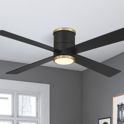 Ventilateur de plafond encastré à DEL 54 po Falco