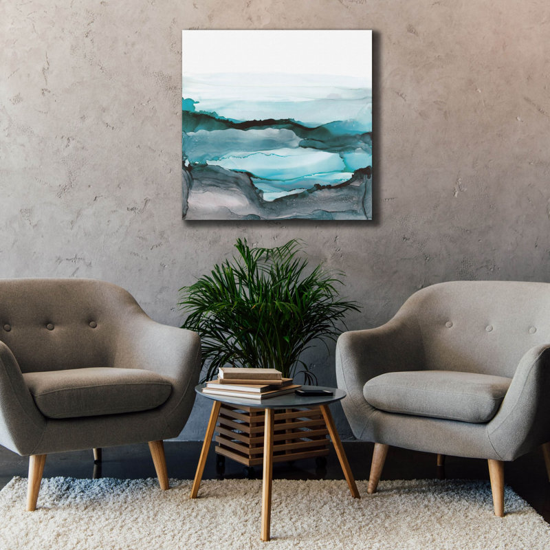 Aquascape, art mural sur toile 2 po par Chris Paschke, 37 po x 37 po