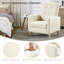 Oka Upholstered Linen Armchair-168119363