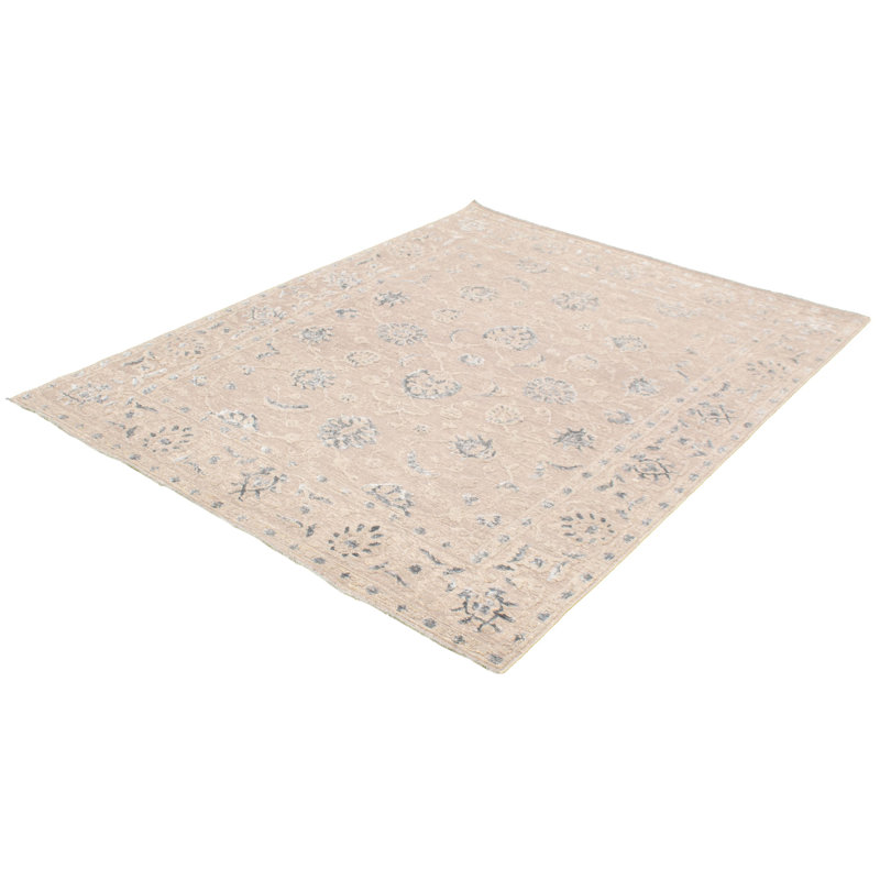 Tapis de zone one-of-kind à la main-noué la 2010 de gris moderne 7 pi 10 po x 10 pi 2 po Goodin