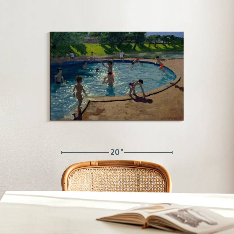 Sireci Swimming Pool 1999, 16" H x 24" W