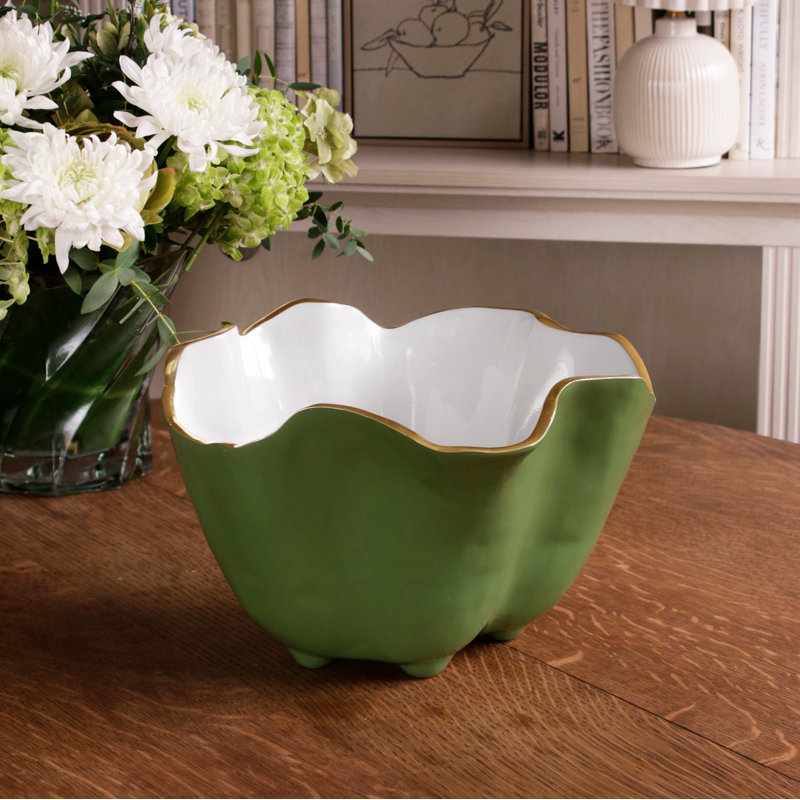Seau à glace Onyx Encanto, Blanc / vert feuille