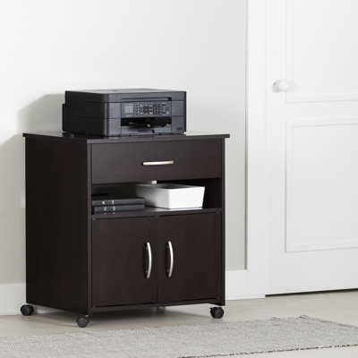 Axess 29.13'' H x 23'' W 1 Printer Stand with Wheels