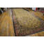 Light Yellow Antique Distressed Oversized Chinese Knotted Rug