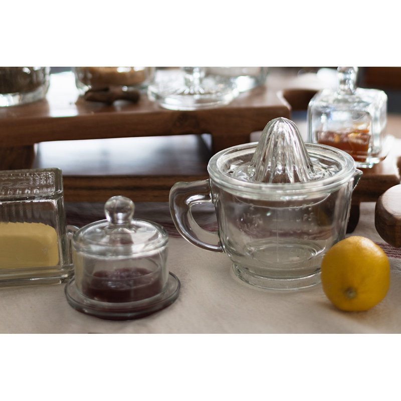 Bistro Glass Citrus Hand Press Juicer