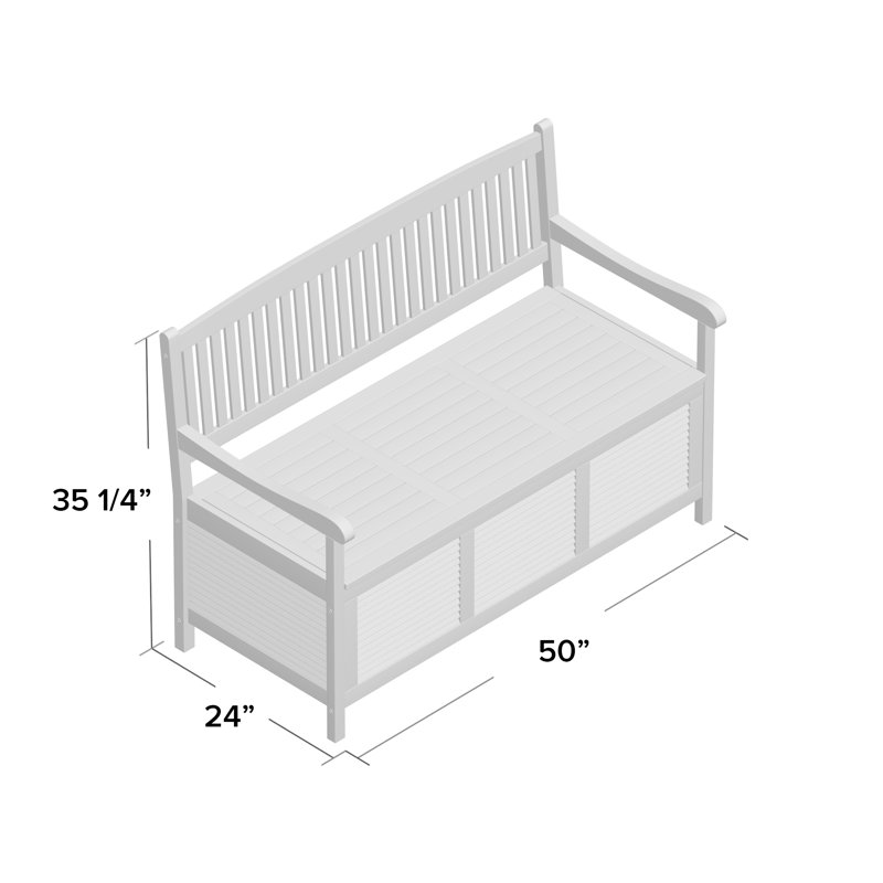 Acacia Outdoor Bench, Natural