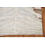 Tapis gris en laine noué à la main de conception unique 3 pi 11 po x 4 pi 11 po New Age