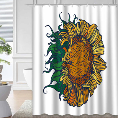 Rideau de douche Sunflower