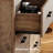 4-Piece Bedroom Set: Queen Bed Frame with Headboard, 2 Nightstands, and 6-Drawer Dresser, Rustic Charm-780562733