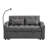 Sofa Bed With Trundle Dark Grey-612110563