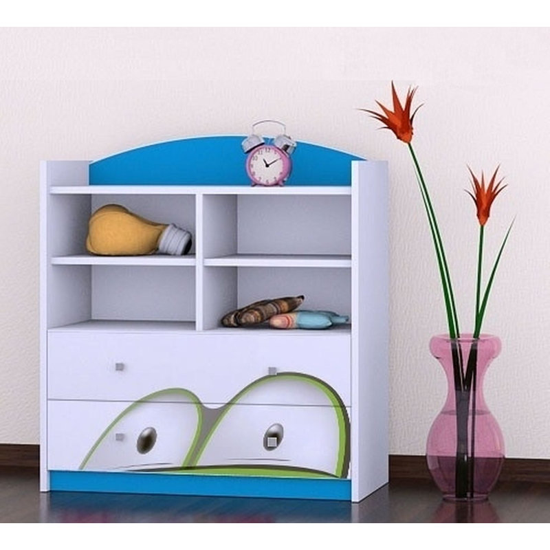 Lana 96cm H X 86cm W Kids Cube, Blue