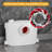 600W Macerator Sewerage Sump Pump With 4 Water Inlets for Basement