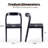 Shaelene 29.9" H Solid Wood Side Dining Chairs with Handwoven Rope Seat-541922861
