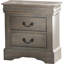 Table de chevet 2 tiroirs Bibb