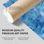 Reproduction d'art moderne abstrait sans cadre Geode