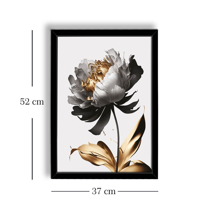 Elegant Decorative Framed MDF Painting, 14.9 x 20.9 inches | 100% MDF (Thickness: 0.1 inches) & 100% Wooden Frame (Thickness: 0.9 inches) | Perfect for Living Room, Bedroom & Office Decor, Stylish & Durable Design