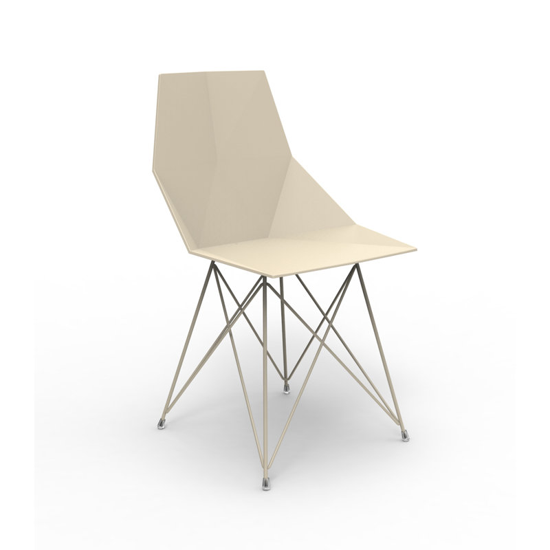 Faz Patio Dining Chair, Ecru