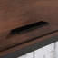 Huche avec porte barrister, finition brune